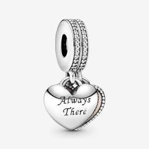 Pandora Always There Heart Dangle Charm Sterling Silver | 275CIOJWT