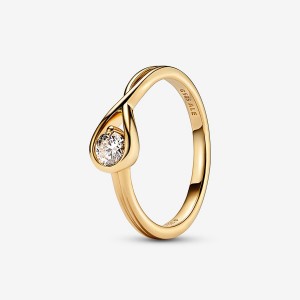 Pandora Brilliance Lab-created 0.25 ct tw Diamond Ring Gold | 013BRMKNJ