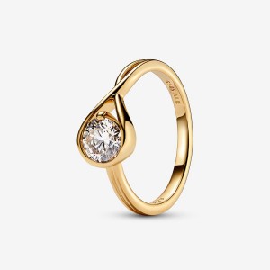 Pandora Brilliance Lab-created 0.75 ct tw Diamond Ring Gold | 798YMNRXV