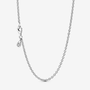 Pandora Cable Chain Necklace Sterling Silver | 157XJADPH