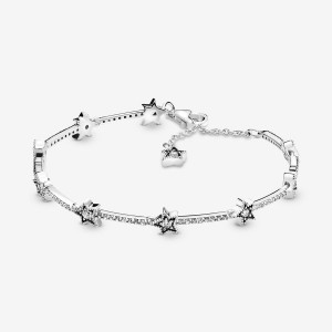 Pandora Celestial Stars Bracelet Sterling Silver | 174MHXNUL