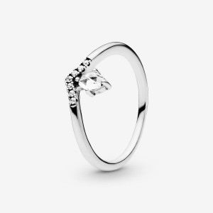 Pandora Classic Wishbone Ring Sterling Silver | 730LGJPUZ