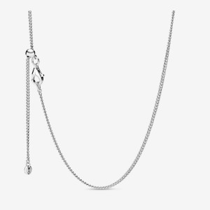 Pandora Curb Chain Necklace Sterling Silver | 851UJXSZR