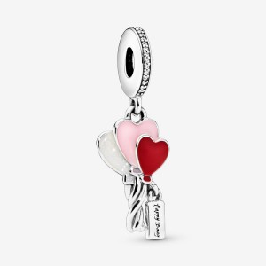 Pandora Happy Bday Balloon Dangle Charm Birthday Jewelry | 364OWREPG