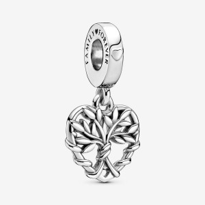 Pandora Heart Family Tree Dangle Charm Sterling Silver | 930RIVGDB