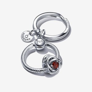 Pandora January Birthday Key Chain Set | 412WPNOAB