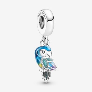 Pandora Jungle Paradise Parrot Dangle Charm Sterling Silver | 896DXZGVC