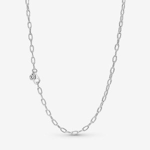 Pandora Link Chain Necklace Sterling Silver | 970VGXDMS