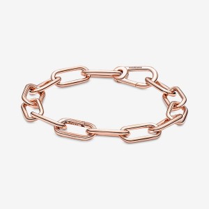 Pandora ME Link Chain Bracelet Rose Gold Plated | 864VBILFM