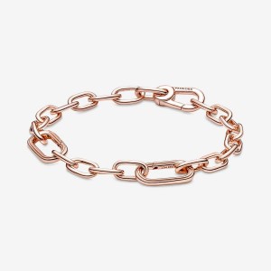 Pandora ME Link Chain Bracelet Rose Gold Plated | 024RDPTXY