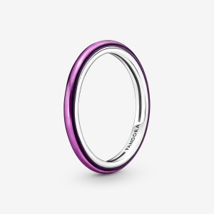 Pandora ME Shocking Purple Ring Sterling Silver | 493KFQCMB