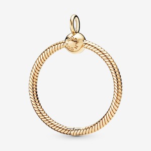 Pandora Moments Medium O Pendant - FINAL SALE Gold Plated | 173CGZEWS