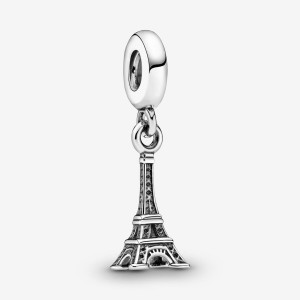 Pandora Paris Eiffel Tower Dangle Charm Sterling Silver | 043WMYLFT