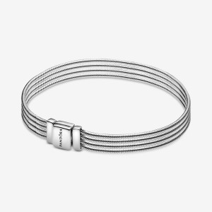 Pandora Reflexions™ Multi Snake Chain Bracelet Pandora Reflexions | 347UOFVYX