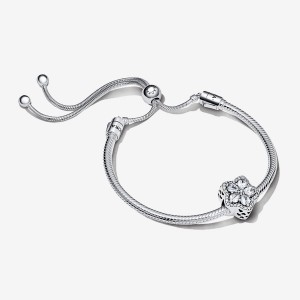 Pandora Sparkling Snowflake Sliding Bracelet Set | 281ORDIMB