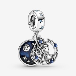 Pandora Star Wars Princess Leia Double Dangle Charm - FINAL SALE Sterling Silver | 491XOMDWG