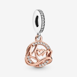 Pandora Two-tone Mom Dangle Charm Two-tone | 192UXDFHK