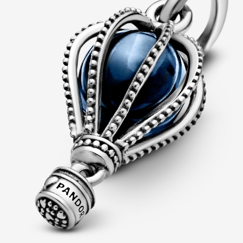 Pandora Blue Hot Air Balloon Travel Charm Travel Charms | 580WUYCVZ