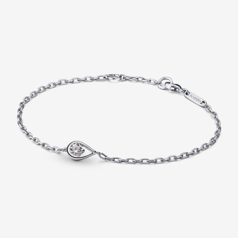 Pandora Brilliance 0.50 ct tw Lab-created Diamond Chain Bracelet and Ring Set | 704CNUPFD