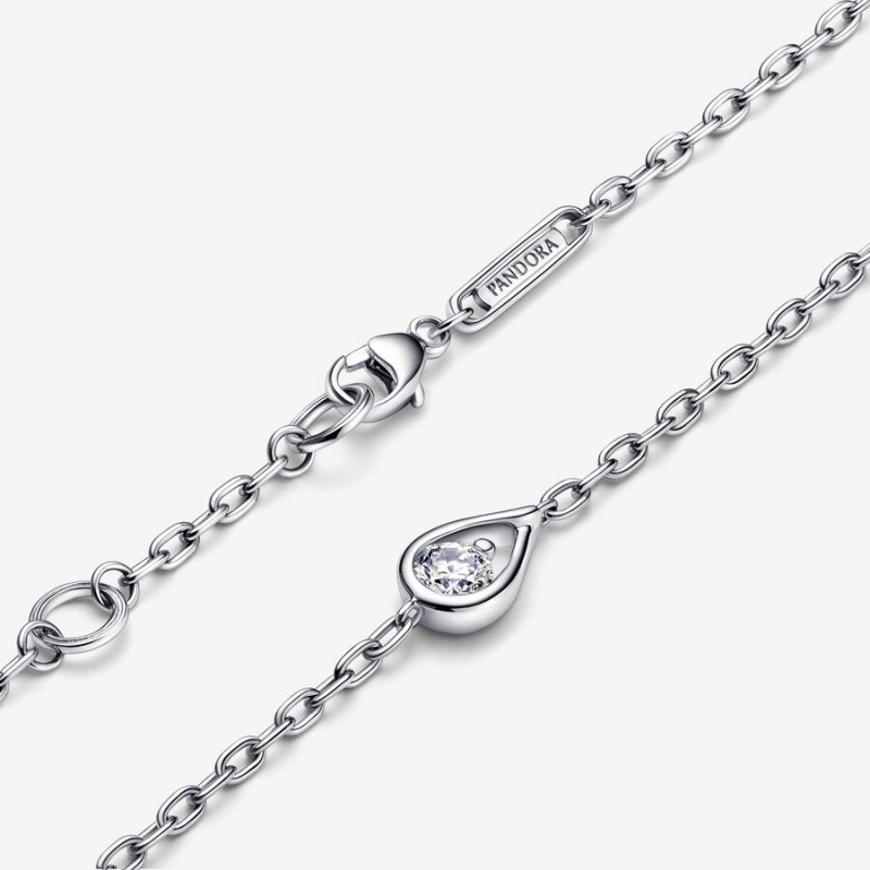 Pandora Brilliance 0.50 ct tw Lab-created Diamond Chain Bracelet and Ring Set | 704CNUPFD