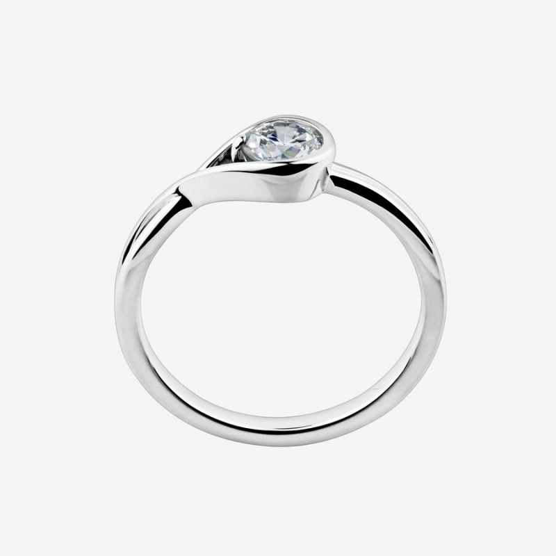 Pandora Brilliance Lab-created 0.50 ct tw Diamond Ring Sterling Silver | 375DCAZBU