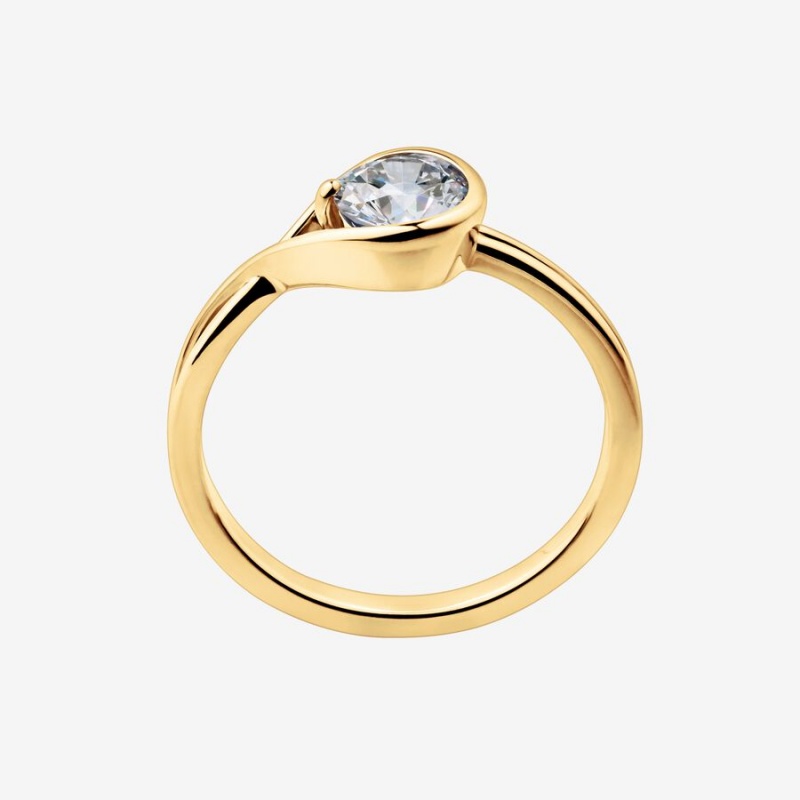 Pandora Brilliance Lab-created 0.75 ct tw Diamond Ring Gold | 624GCWYSL