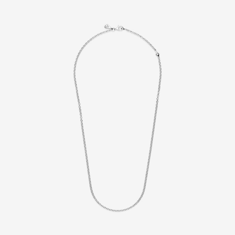 Pandora Cable Chain Necklace Sterling Silver | 157XJADPH