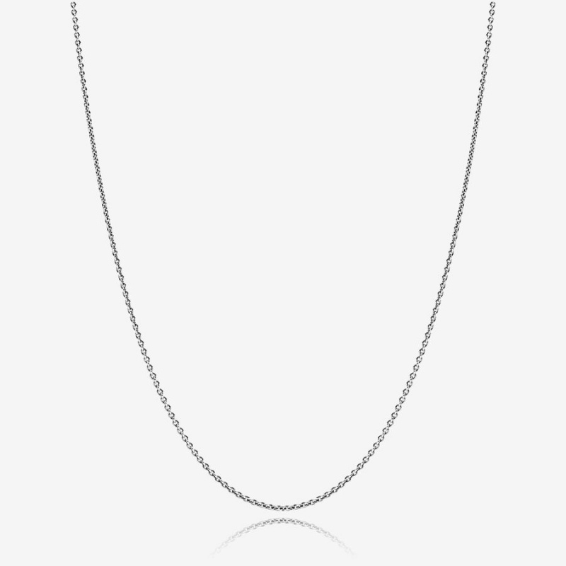 Pandora Classic Cable Chain Necklace Sterling Silver | 597GLNAUS