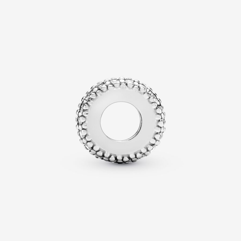 Pandora Clear Sparkle Spacer Charm Sterling Silver | 160NCBZYF