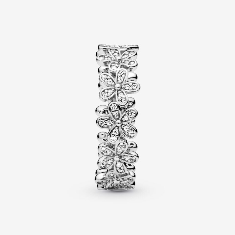 Pandora Daisy Flower Ring Sterling Silver | 953YZPFGJ