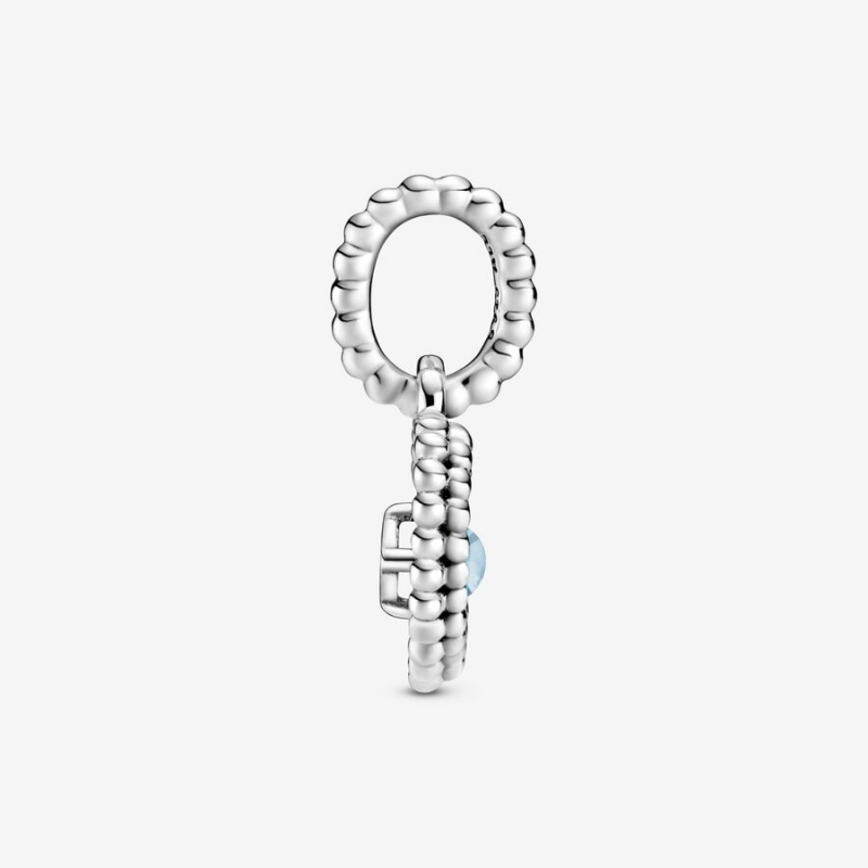 Pandora December Birthday Key Ring Charm Holder Set | 931YNWCQB