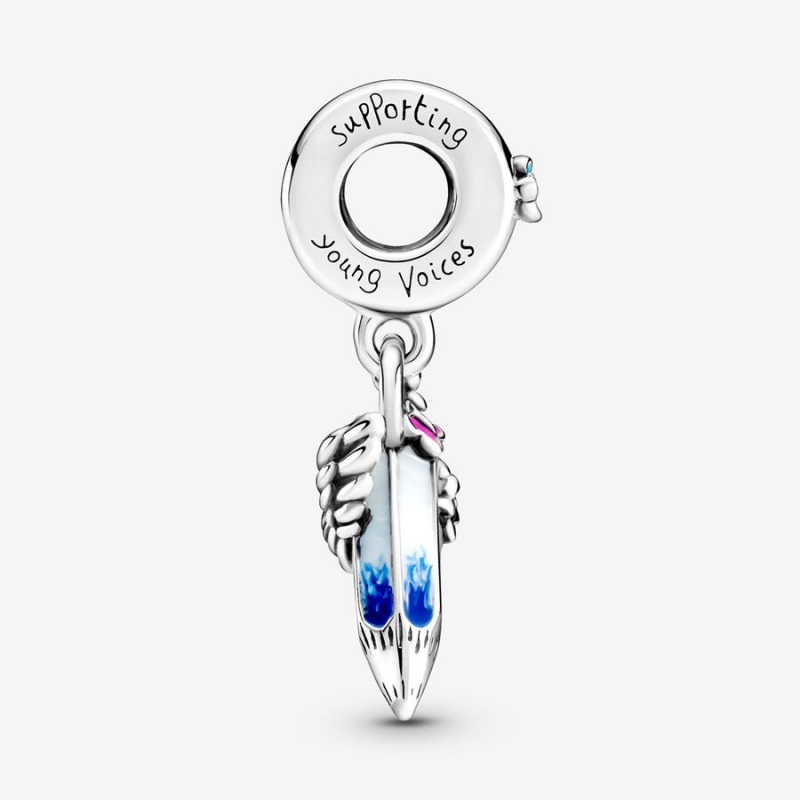 Pandora Dreams Of The Future Crayon Dangle Charm Sterling Silver | 027SZIHMR