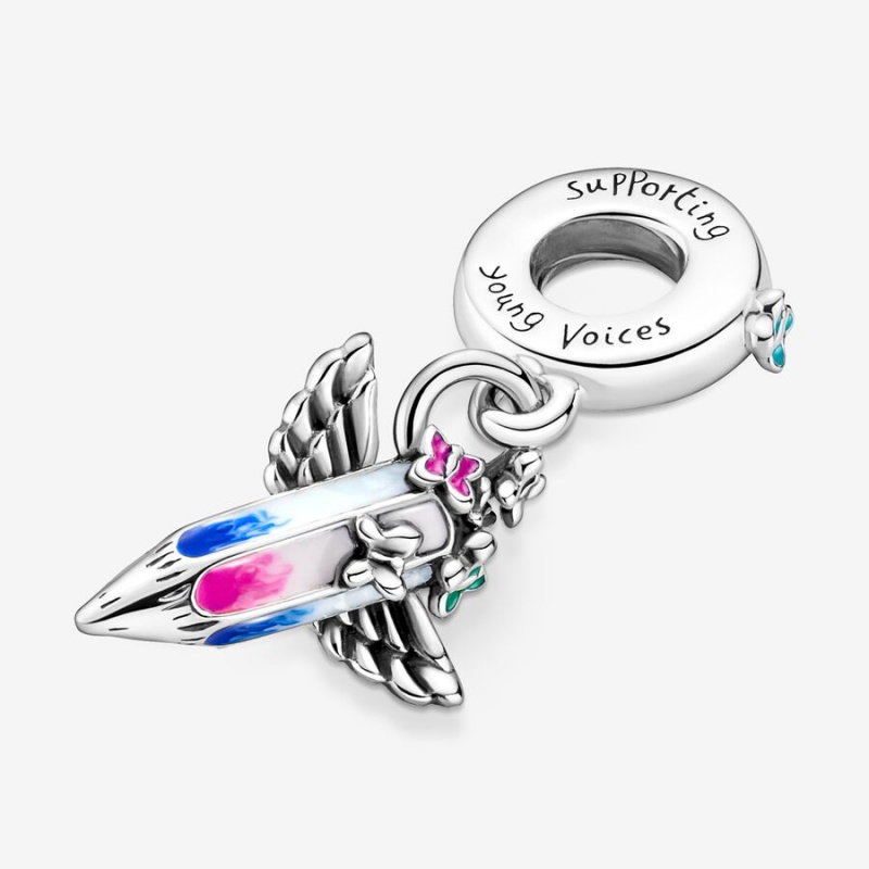 Pandora Dreams Of The Future Crayon Dangle Charm Sterling Silver | 027SZIHMR