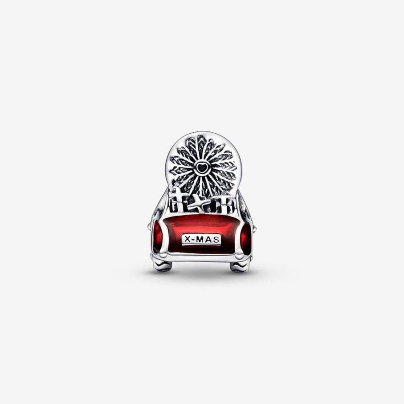 Pandora Festive Car & Christmas Tree Charm Sterling Silver | 861WXRQPC