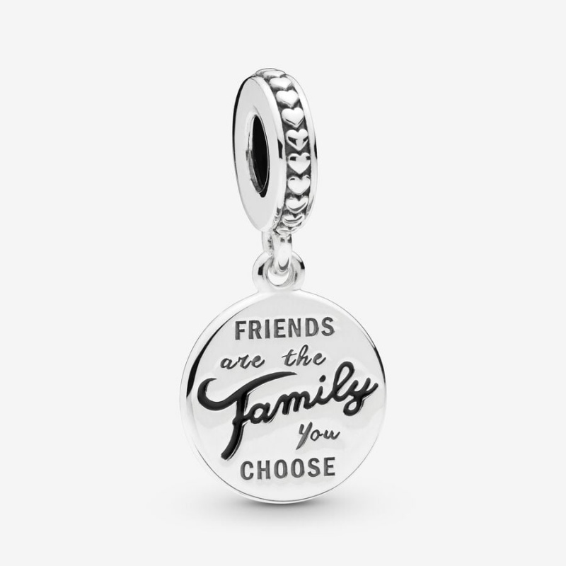 Pandora Friends Are Family Dangle Charm Sterling Silver | 071LAIGRW