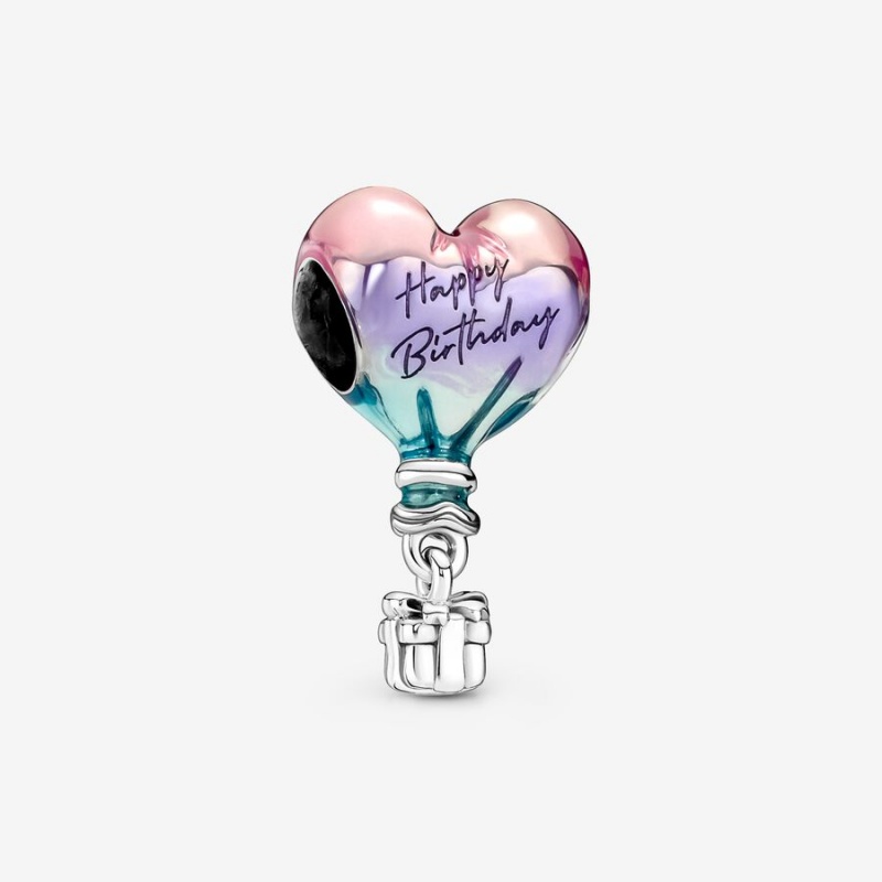 Pandora Happy Birthday Balloon T-Bar Heart Bracelet Set | 285XZYWLM