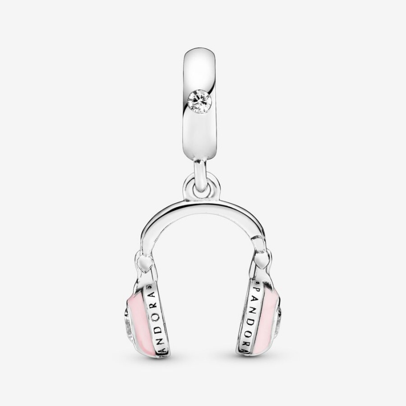 Pandora Headphones Dangle Charm Sterling Silver | 531NGJHYC