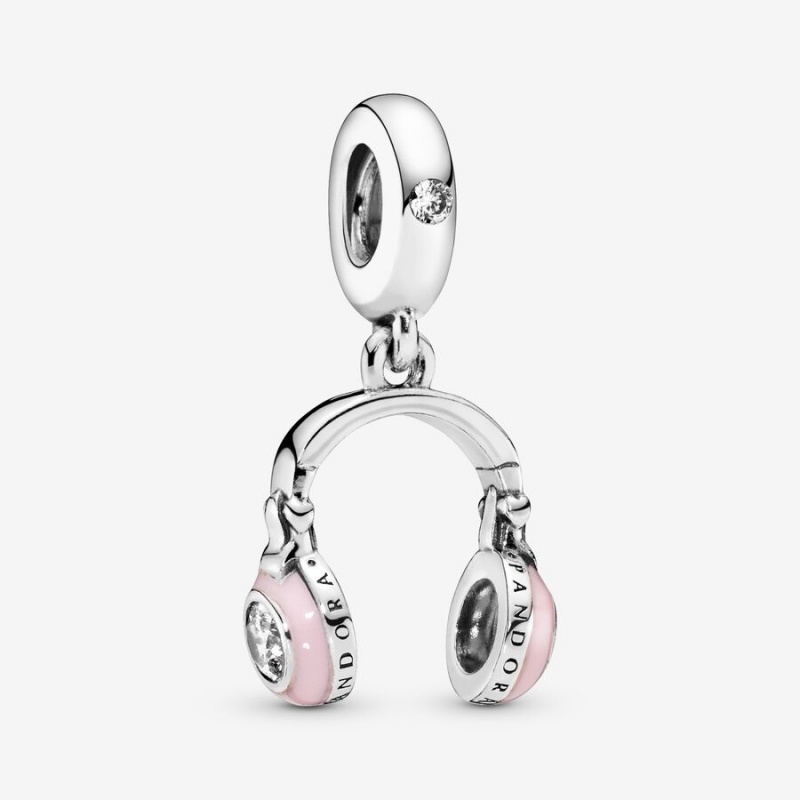 Pandora Headphones Dangle Charm Sterling Silver | 531NGJHYC