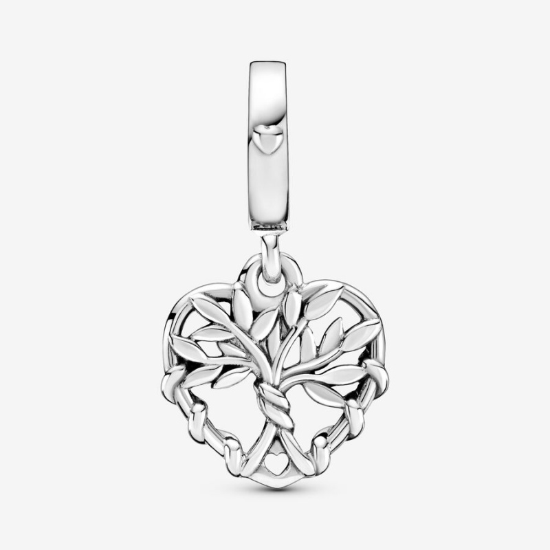 Pandora Heart Family Tree Dangle Charm Sterling Silver | 930RIVGDB