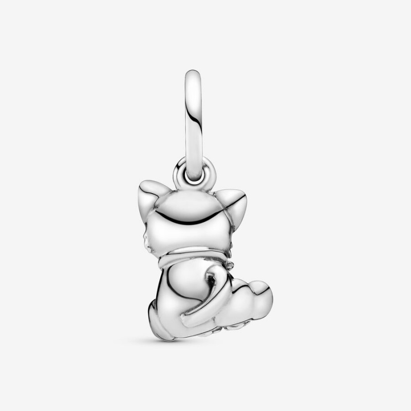 Pandora Kitty-Cat Dangle Charm Cat Charms | 203BKXQWM