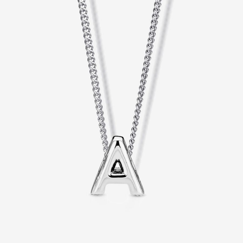 Pandora Letter A Initial Necklace Set | 186LTEOZJ