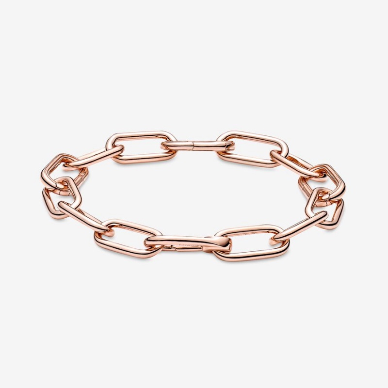 Pandora ME Link Chain Bracelet Rose Gold Plated | 864VBILFM