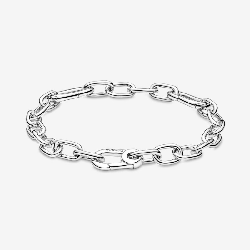 Pandora ME Link Chain Bracelet Sterling Silver | 436FEVROY