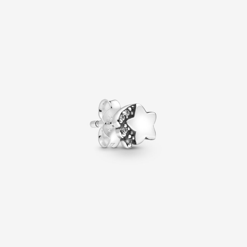 Pandora ME Shooting Star Stud Earring Sterling Silver | 180WVPOTC