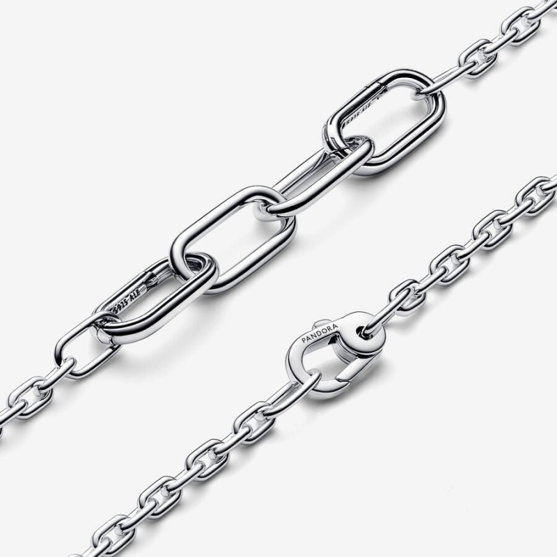 Pandora ME Slim Link Chain Bracelet Sterling Silver | 390VGJHRN