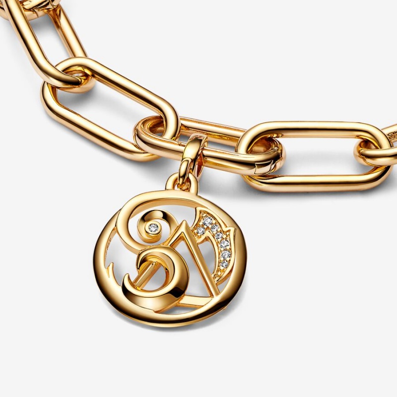 Pandora ME The Elements Medallion Gold Plated | 256XHKGUL