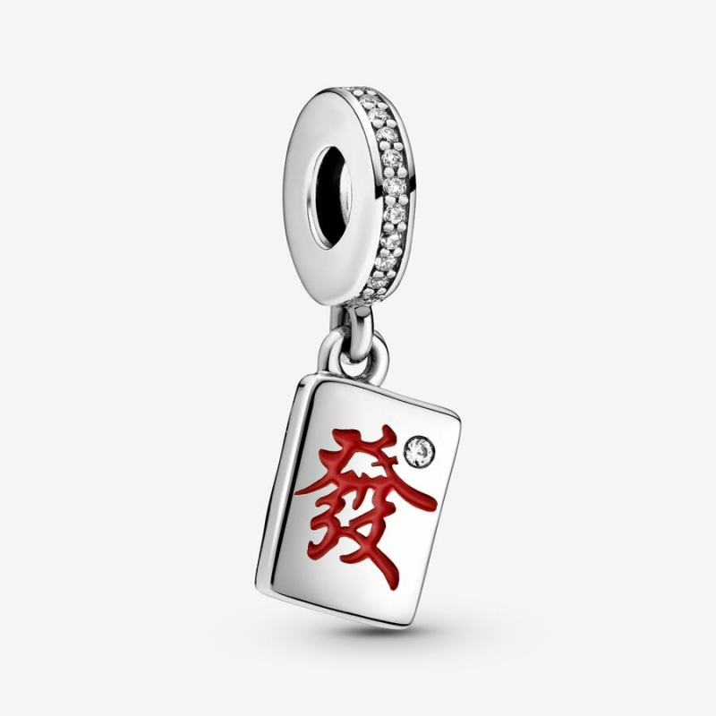 Pandora Mahjong Dangle Charm Sterling Silver | 285NFSUHK