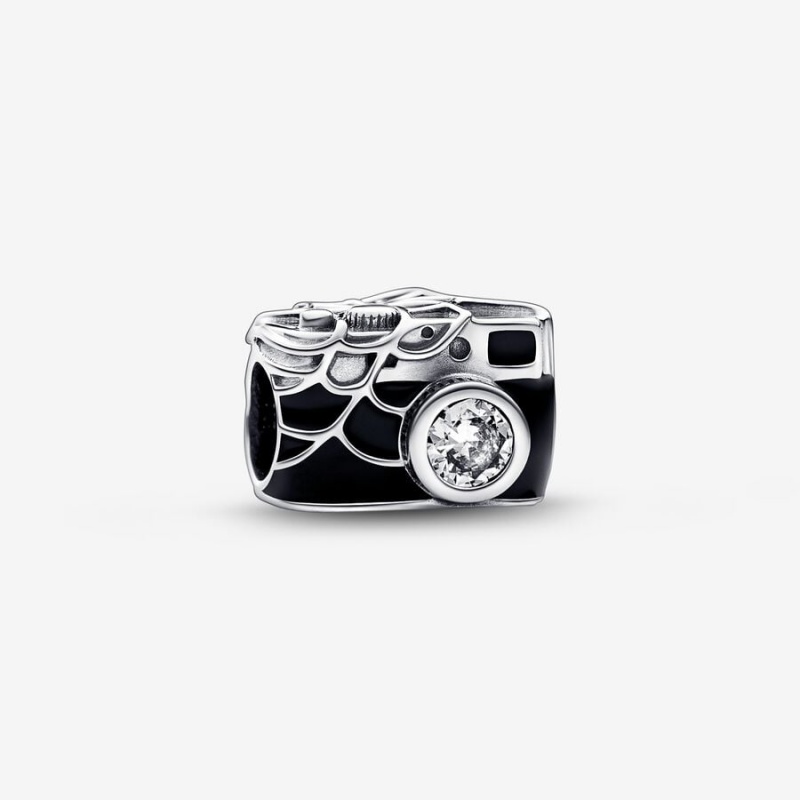 Pandora Marvel Spider-Man Camera Selfie Charm Sterling Silver | 316FKGLCR