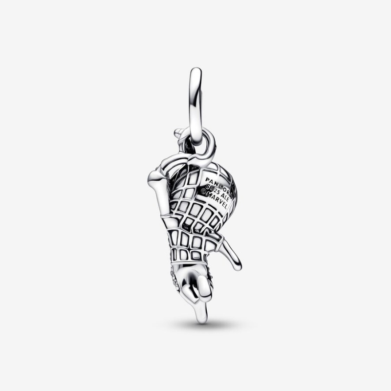 Pandora Marvel Spider-Man Pavé Pendant Sterling Silver | 847NGCYBU