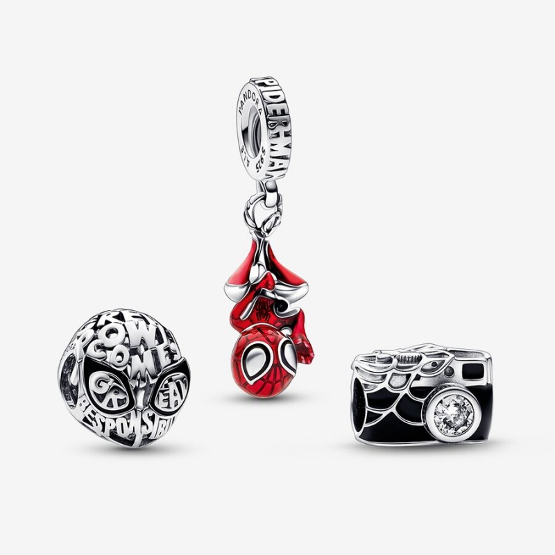 Pandora Marvel Spider Man Charm Set | 396PXAHJO